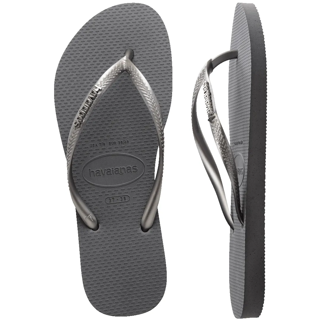 Women's Slim Logo Metallic Flip Flops sold by Havaianas product image thumbnail 5