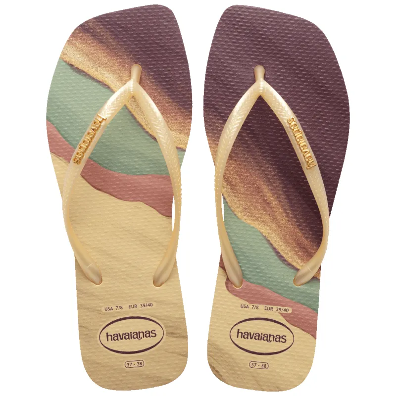 Women's Slim Square Trendy Flip Flops sold by Havaianas