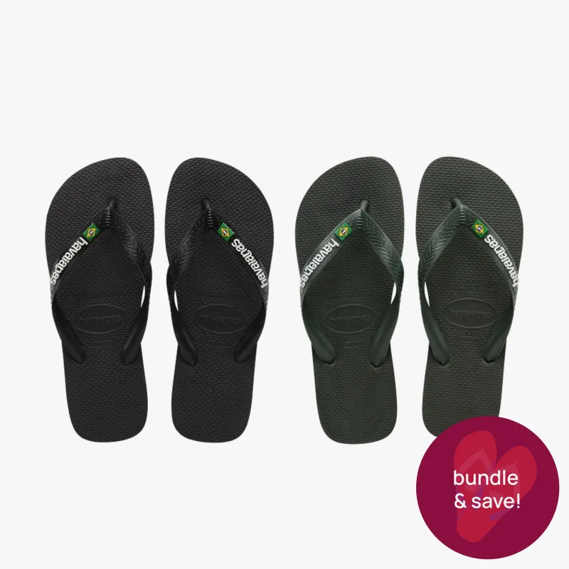 Men's Brazil Logo Bundle sold by Havaianas