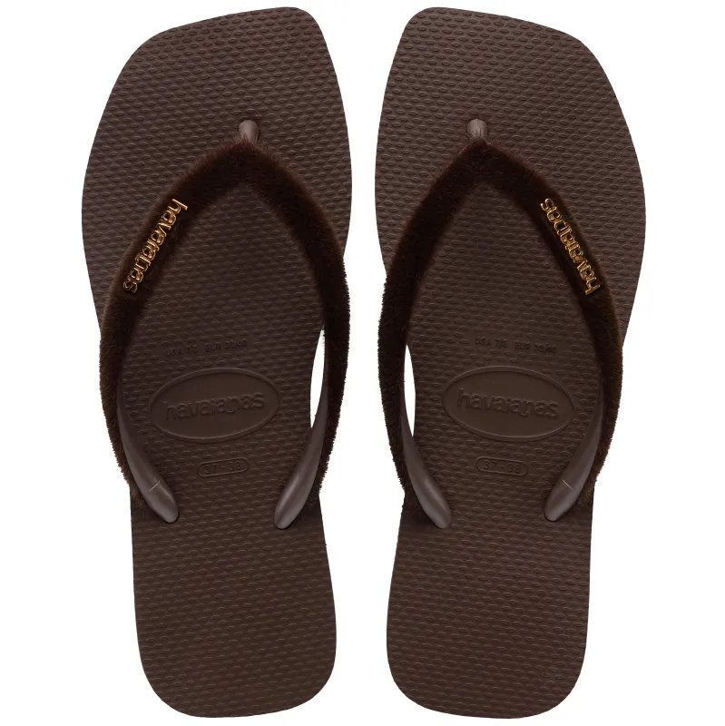 Women's Plush Slim Square Flip Flops sold by Havaianas