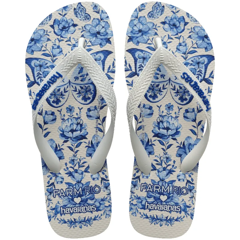 Women's FARM Rio Porcelain Garden Flip Flops sold by Havaianas