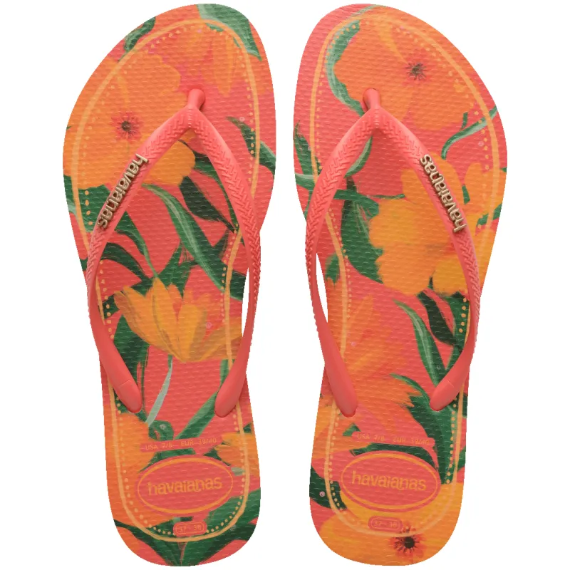 Women's Slim Tropical Flip Flops sold by Havaianas