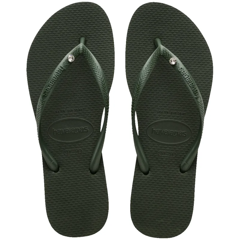 Women's Slim Crystal Flip Flops sold by Havaianas