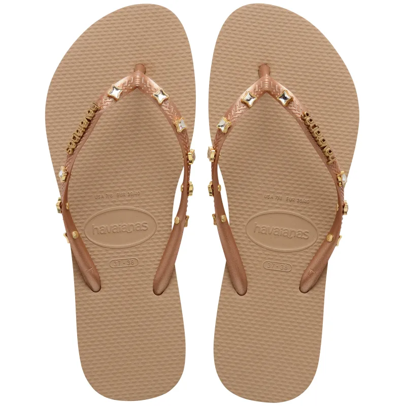 Women's Slim Star SW Flip Flops made by Havaianas