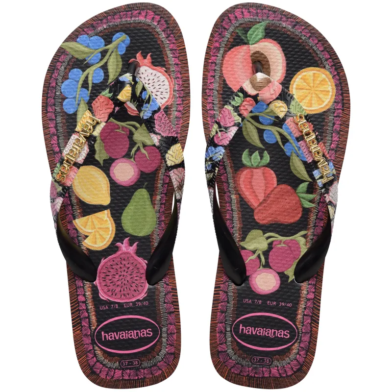 Women's Tropicalia Top Flip Flops sold by Havaianas
