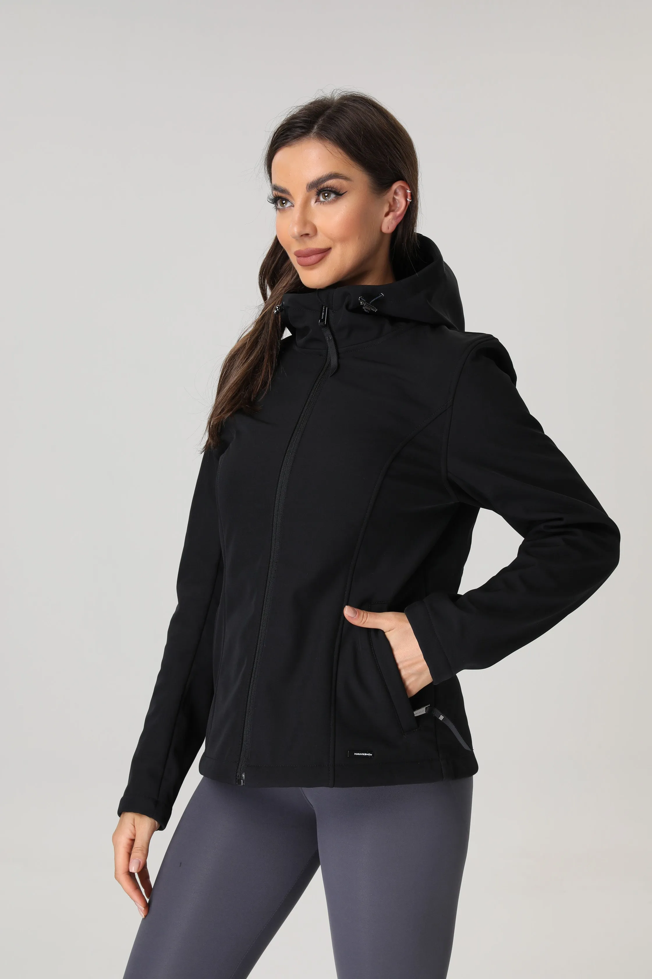 Women's Hooded Softshell Jacket sold by Hawke & Co product image thumbnail 5