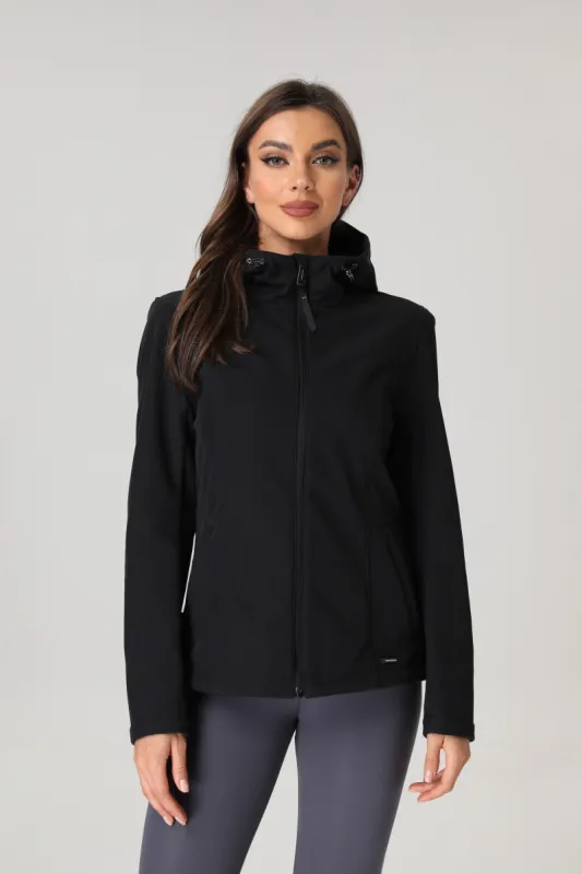 Women's Hooded Softshell Jacket sold by Hawke & Co