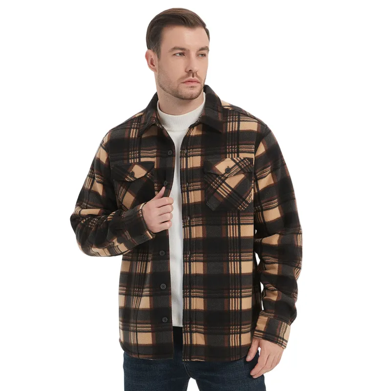 The Burly Sherpa lined shirt jacket. sold by Hawke & Co
