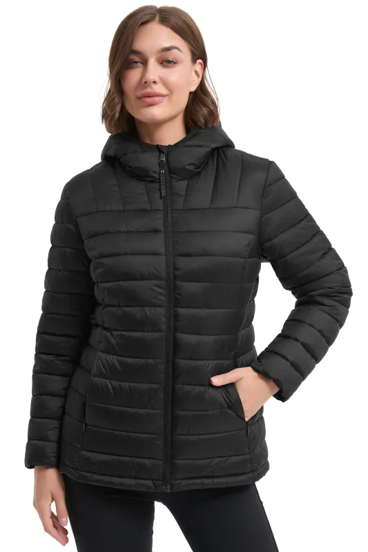 Sherpa Lined Metallic Puffer Jacket sold by Hawke & Co