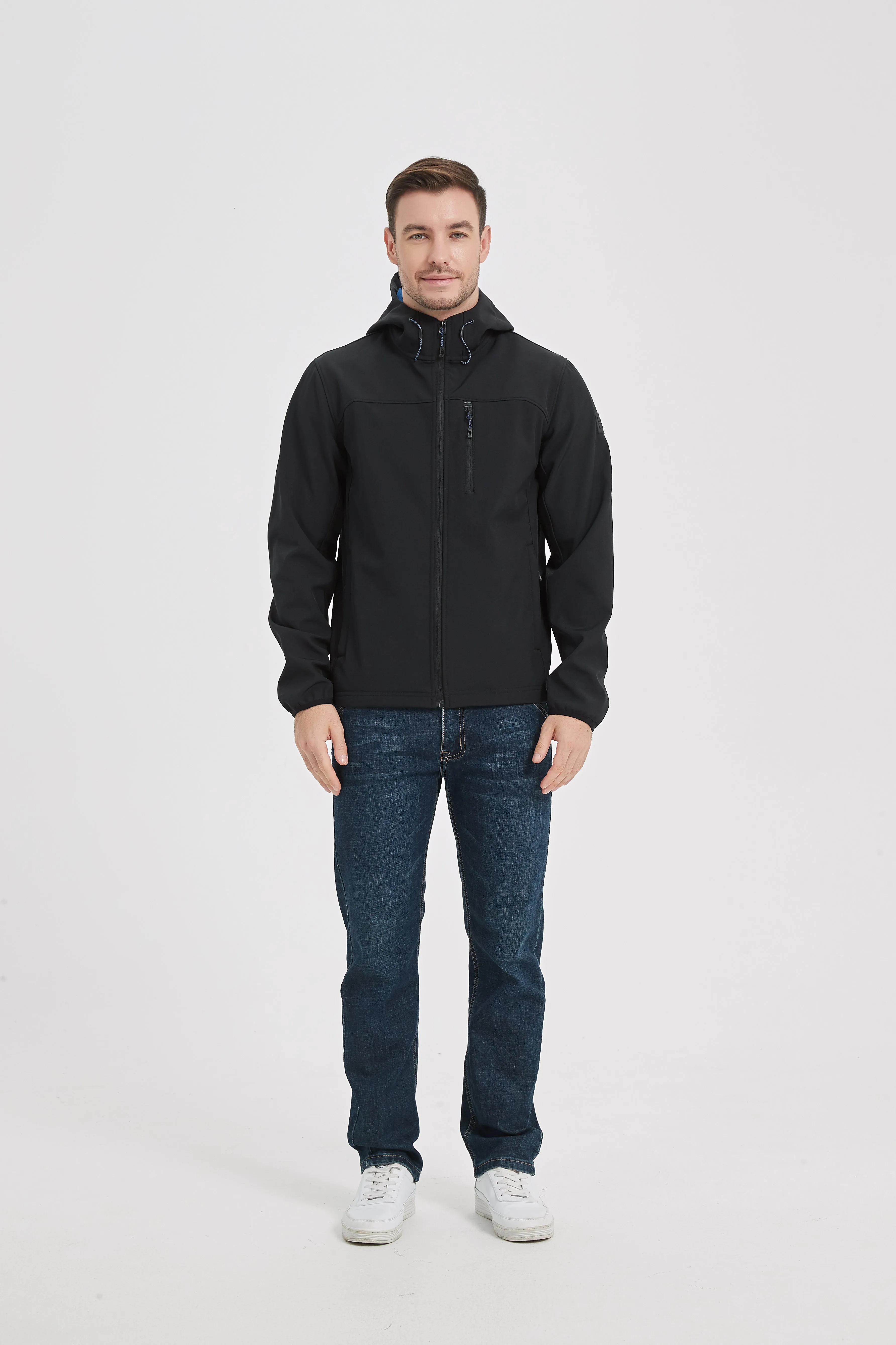 Softshell Hooded Jacket sold by Hawke & Co