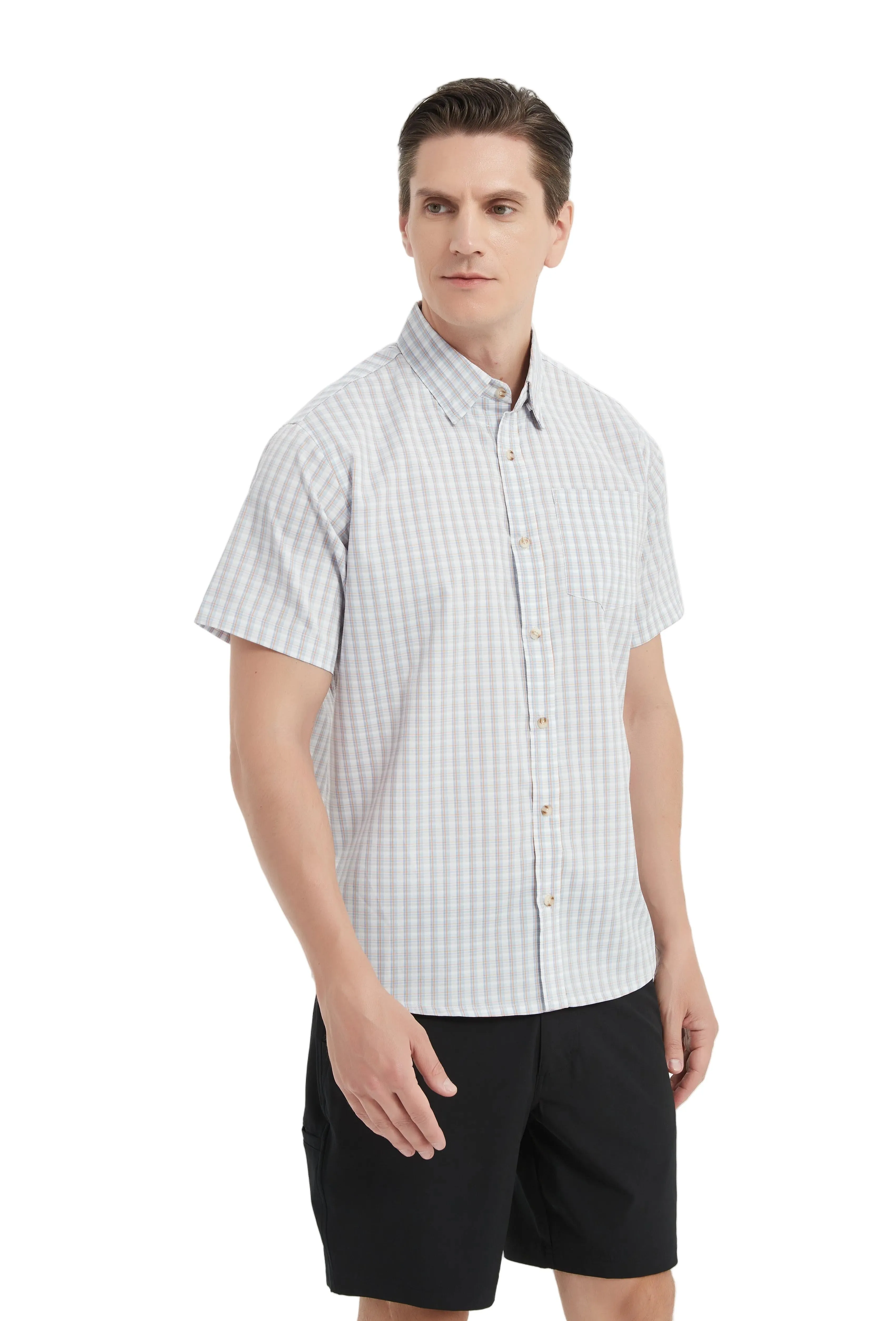 Plaid Short Sleeve Shirt sold by Hawke & Co product image thumbnail 2