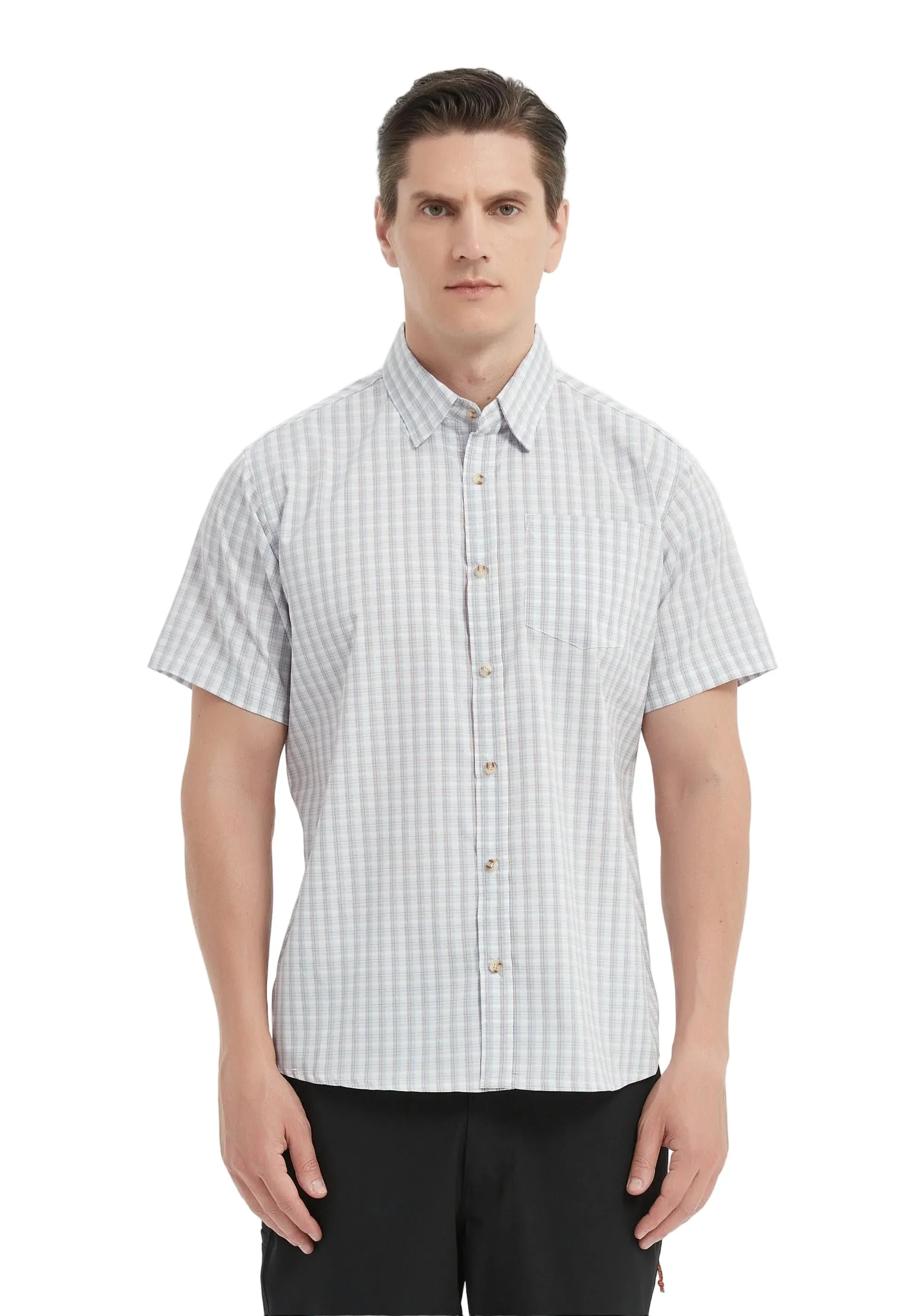 Plaid Short Sleeve Shirt sold by Hawke & Co