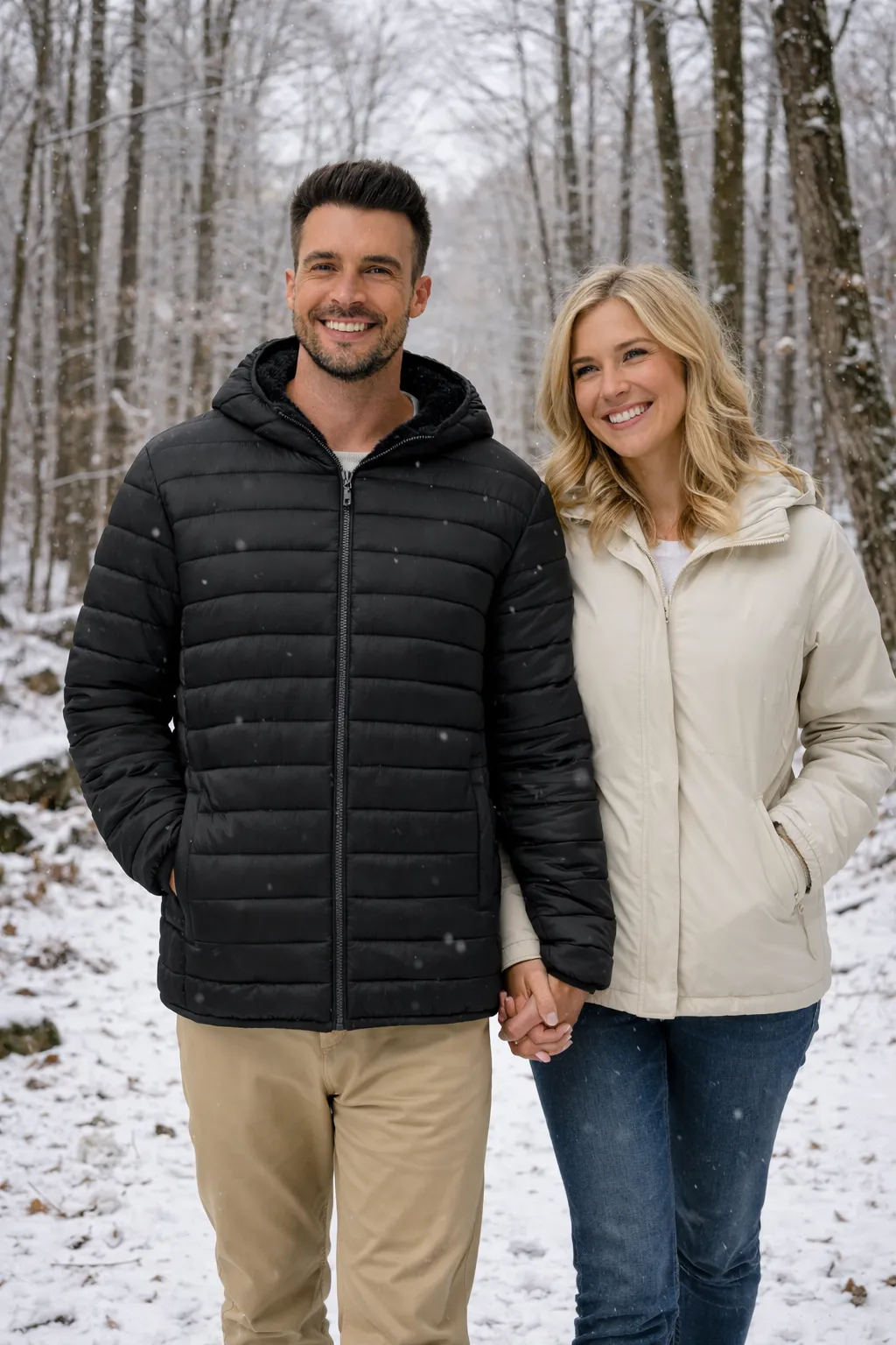 Sherpa Lined Puffer Jacket sold by Hawke & Co product image thumbnail 2