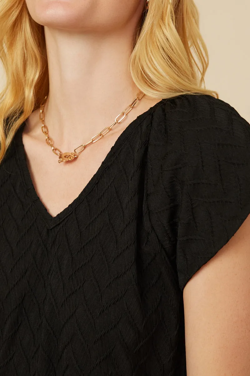 Womens Exaggerated Ruffle Textured Knit Tank sold by Hayden product image thumbnail 4