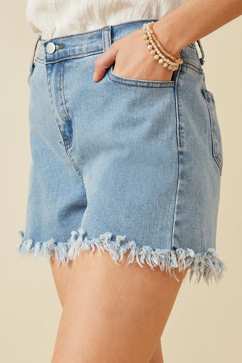 Womens Distressed Fray Detail Shorts sold by Hayden product image thumbnail 2