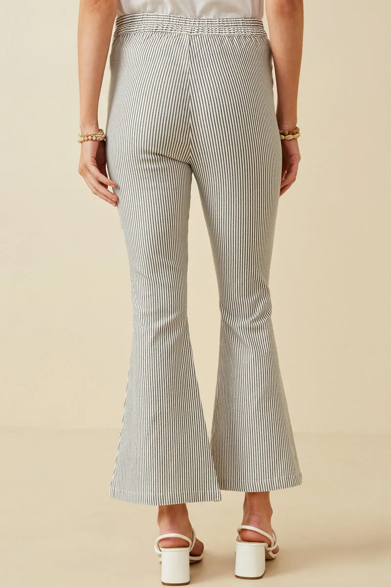 Womens Stretch Pinstripe Flared Pants sold by Hayden product image thumbnail 3