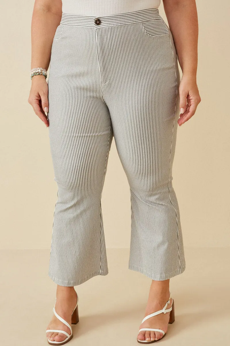 Womens Stretch Pinstripe Flared Pants sold by Hayden product image thumbnail 2