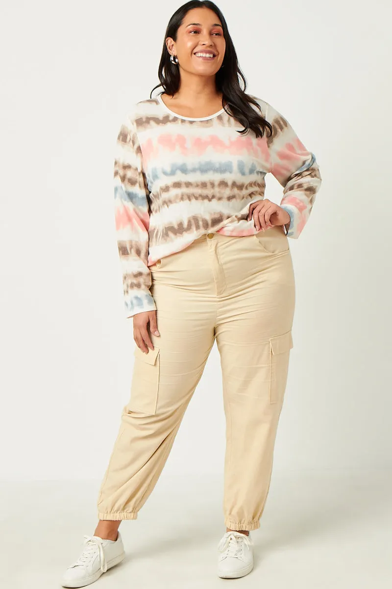 Womens Corduroy Zip Fly Cargo Joggers sold by Hayden product image thumbnail 2