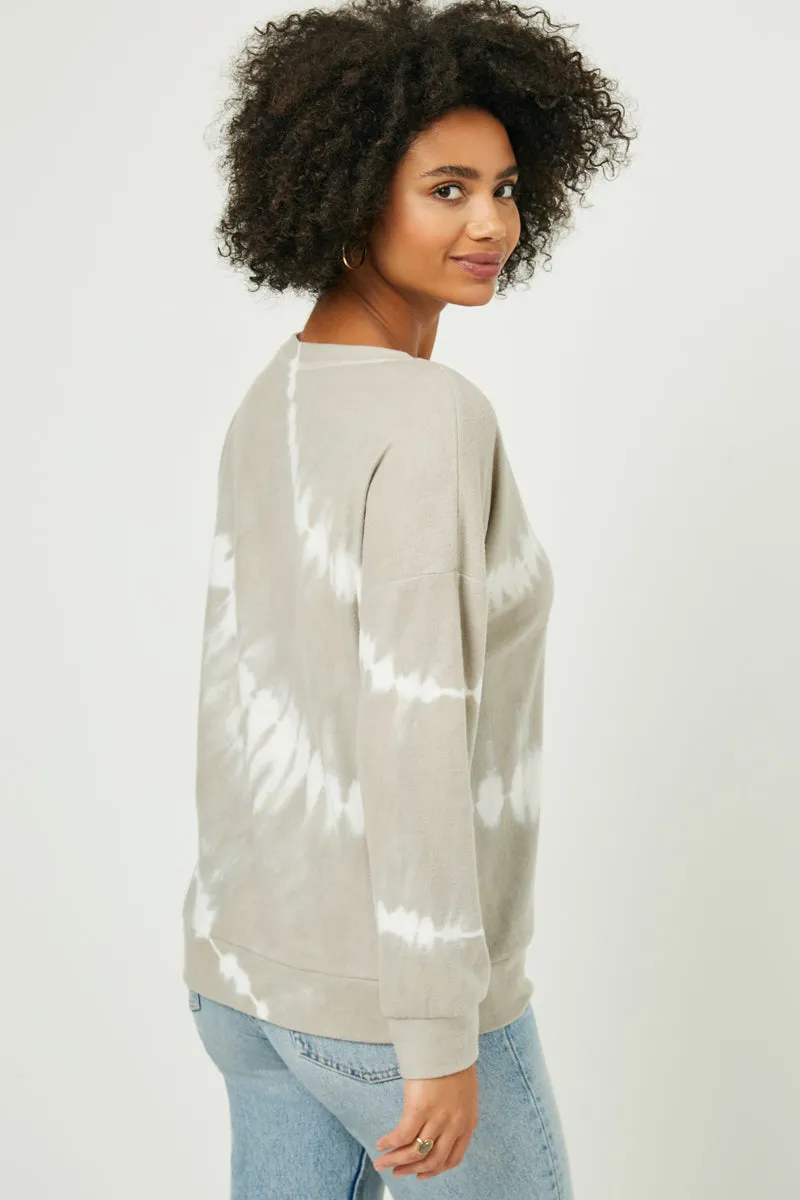 Womens Brushed Tie-Dye Sweatshirt sold by Hayden product image thumbnail 3