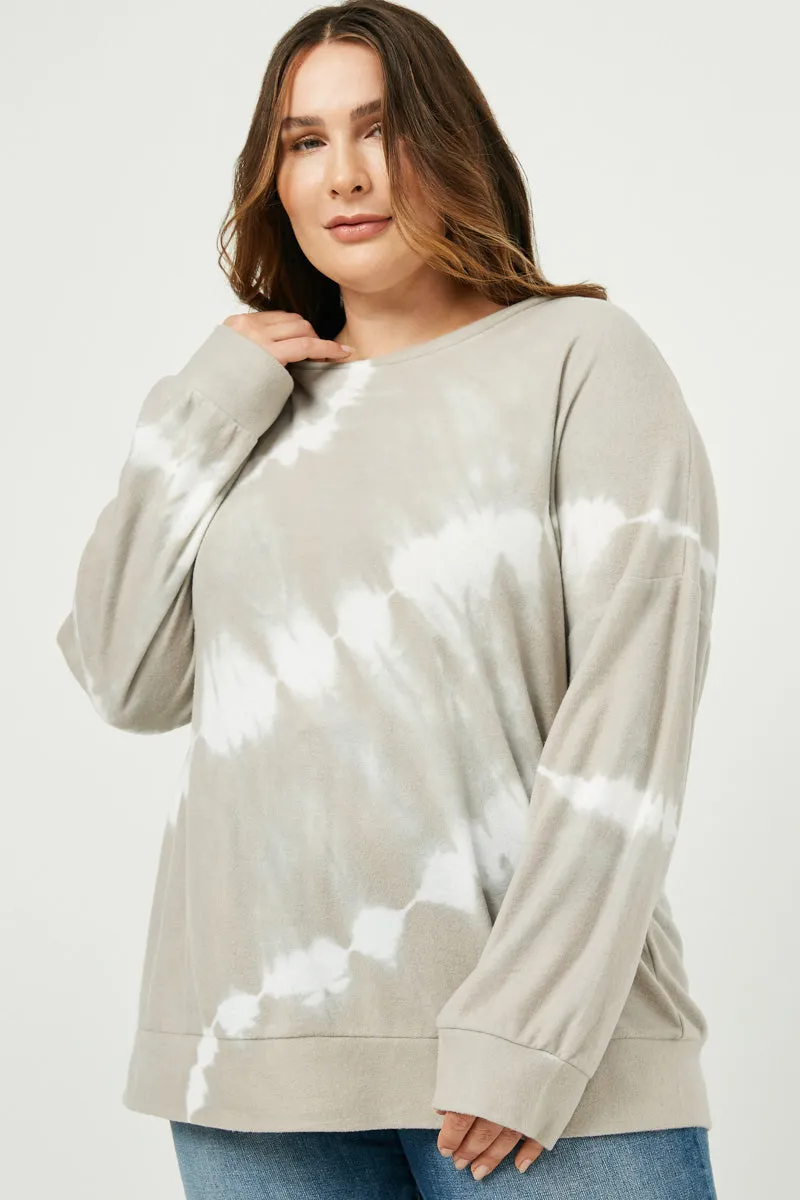 Womens Brushed Tie-Dye Sweatshirt sold by Hayden product image thumbnail 2