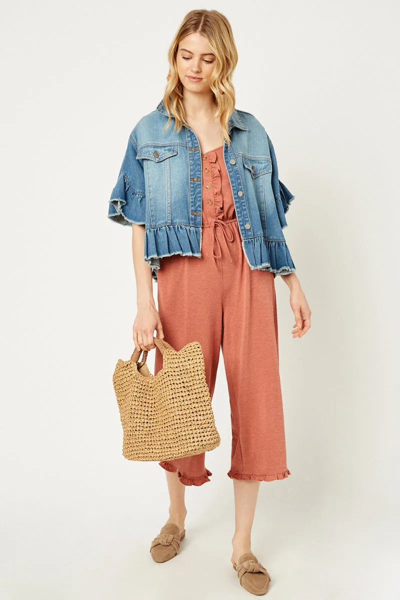 Womens Ruffle Knit Jumper sold by Hayden product image thumbnail 3