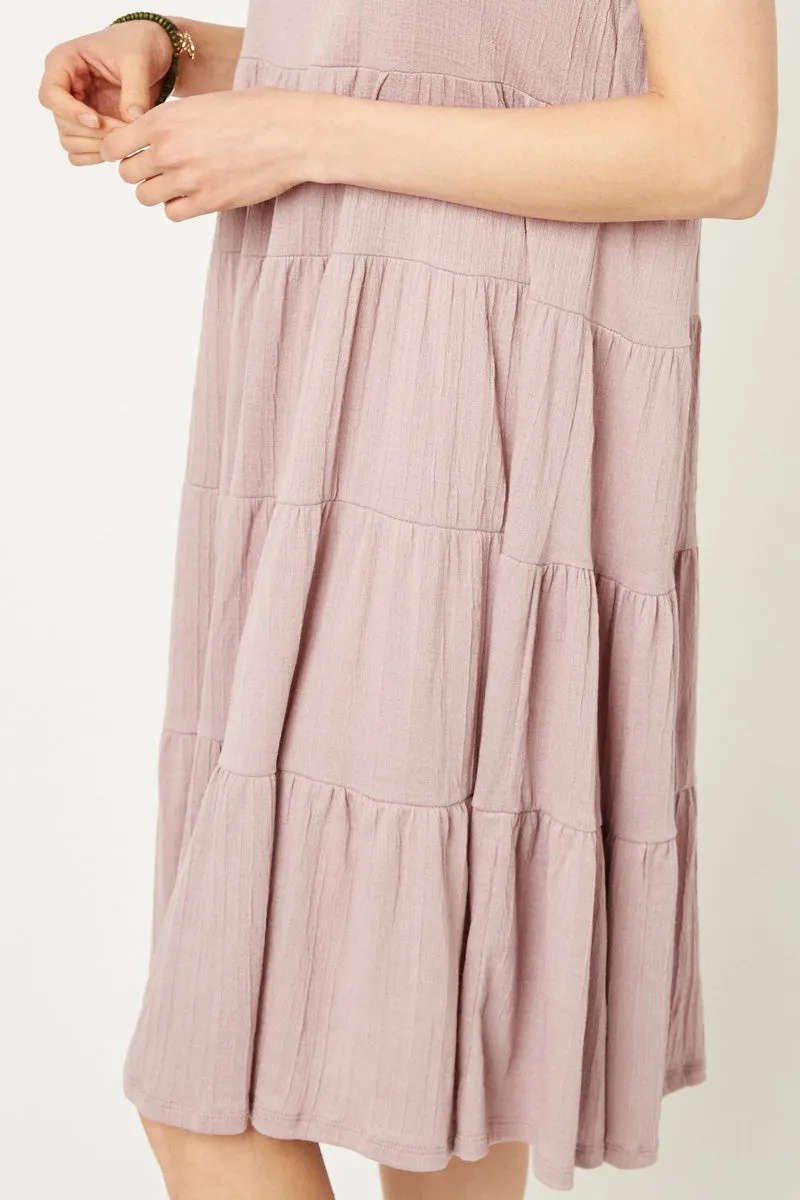 Womens Ribbed Midi Swing Dress sold by Hayden product image thumbnail 4