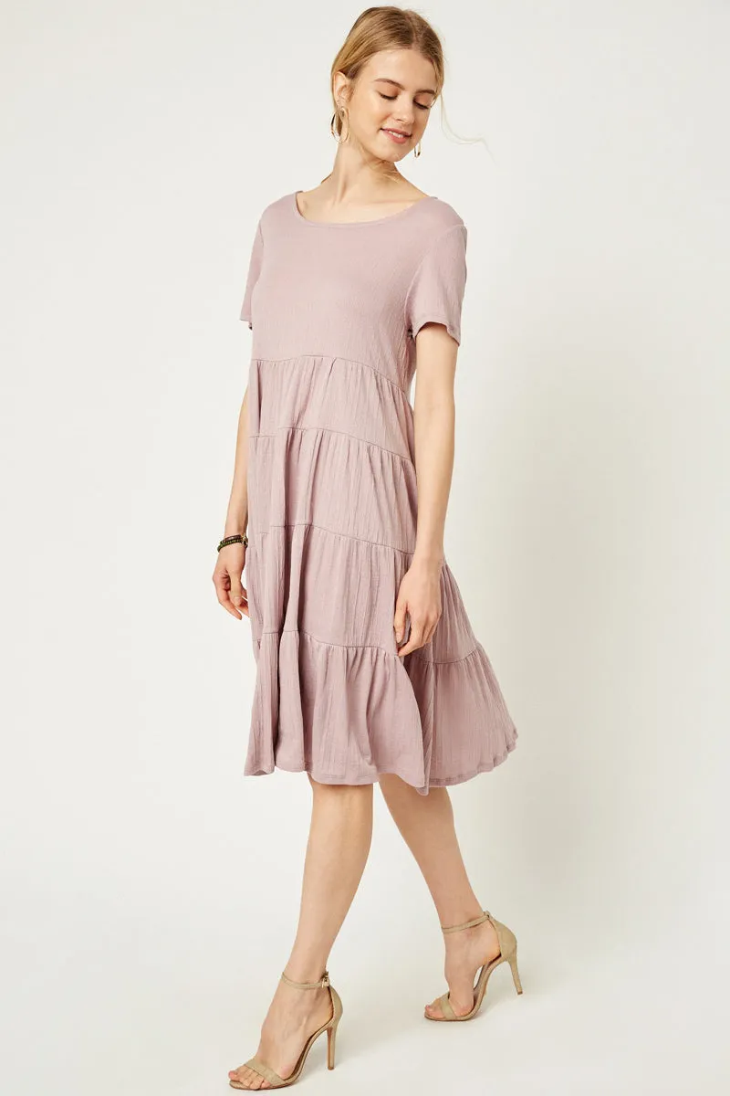 Womens Ribbed Midi Swing Dress sold by Hayden product image thumbnail 3