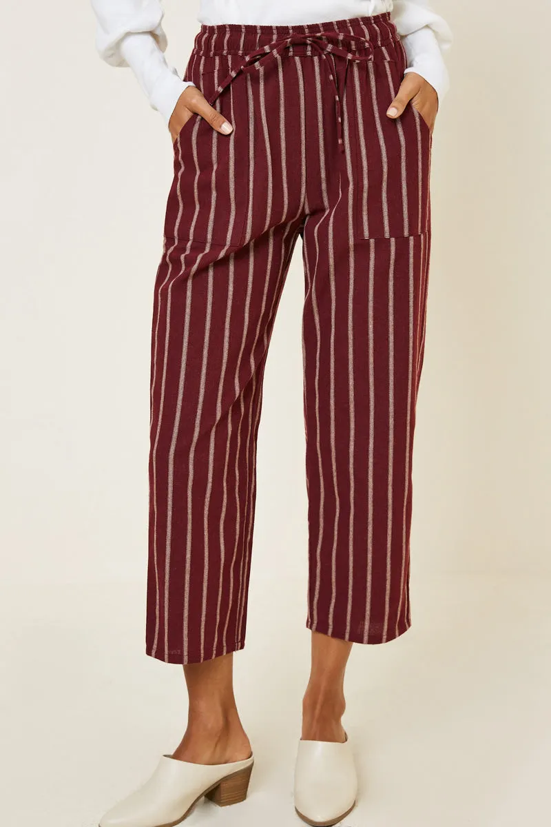 Womens Stripe Drawstring Pants sold by Hayden product image thumbnail 3