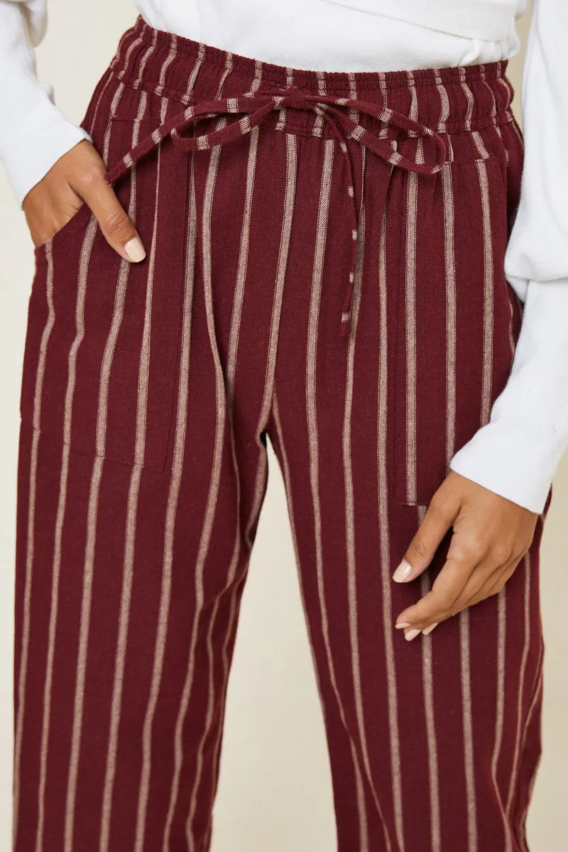 Womens Stripe Drawstring Pants sold by Hayden product image thumbnail 5