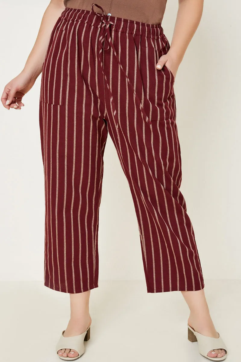 Womens Stripe Drawstring Pants sold by Hayden product image thumbnail 2