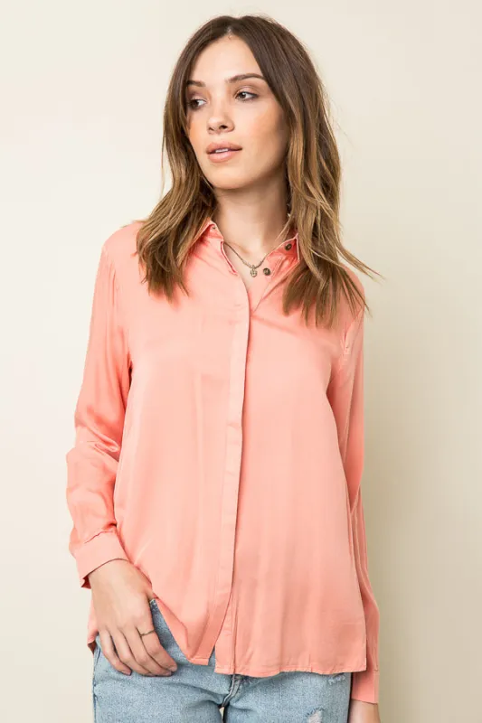 Womens Cut Out Collared Shirt sold by Hayden