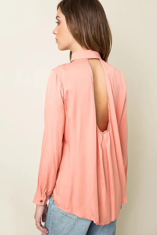 Womens Cut Out Collared Shirt sold by Hayden product image thumbnail 2