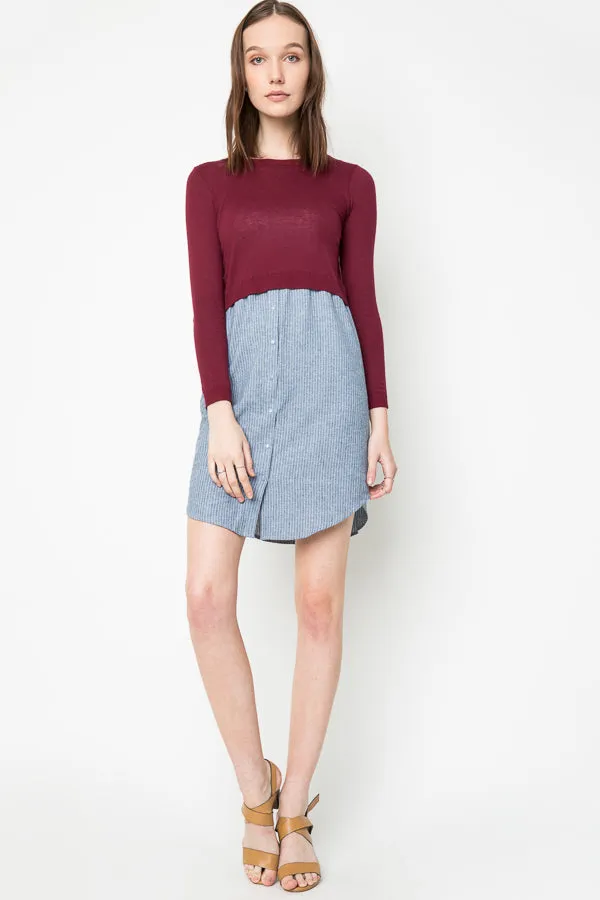 Womens Long Sleeve Sweater Dress sold by Hayden product image thumbnail 5