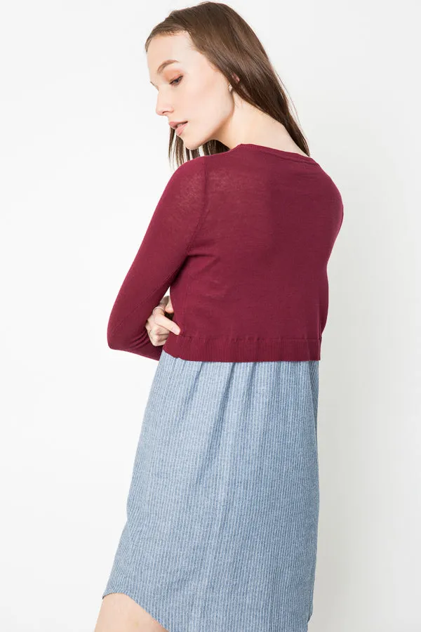 Womens Long Sleeve Sweater Dress sold by Hayden product image thumbnail 4