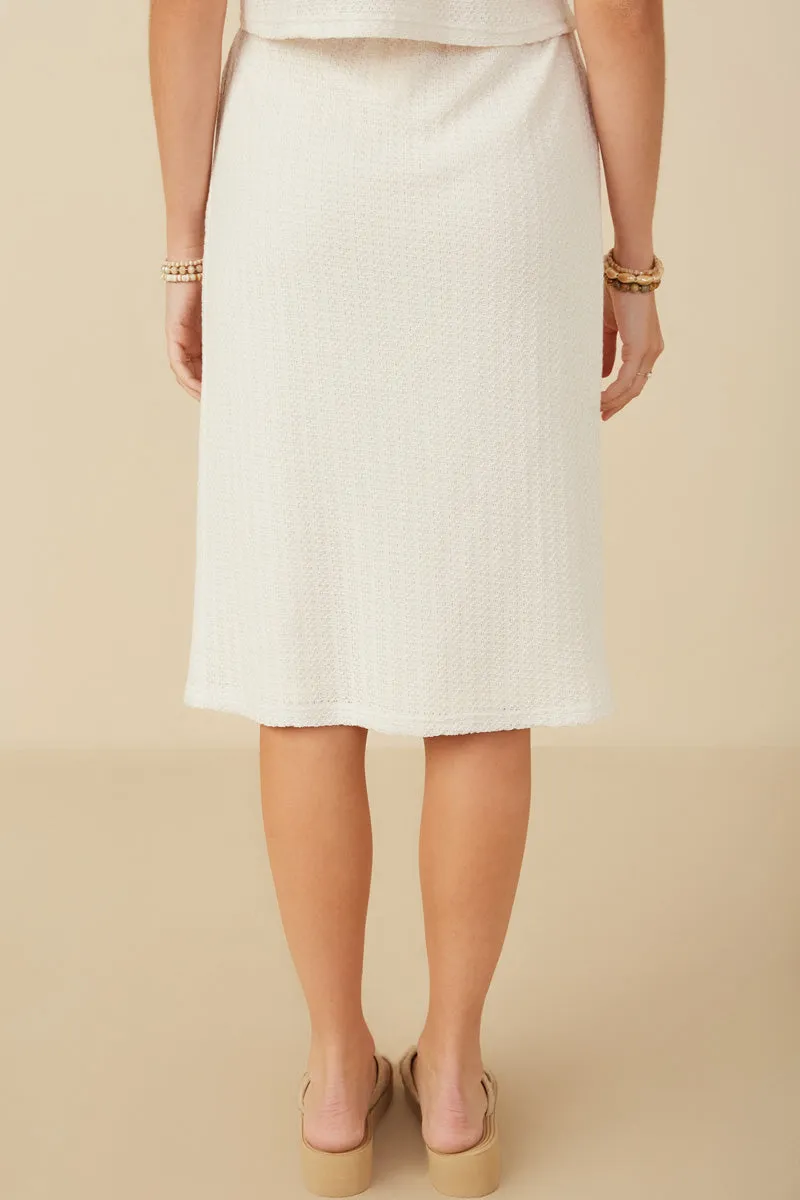 Womens Textured Knit Midi Skirt sold by Hayden product image thumbnail 3