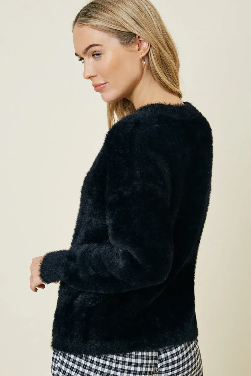 Womens Mohair Knit Cutout Sweater sold by Hayden product image thumbnail 2