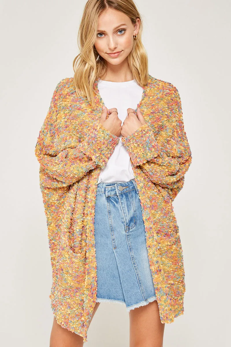 Womens Textured Dolman Sleeve Cardigan Sweater sold by Hayden product image thumbnail 4