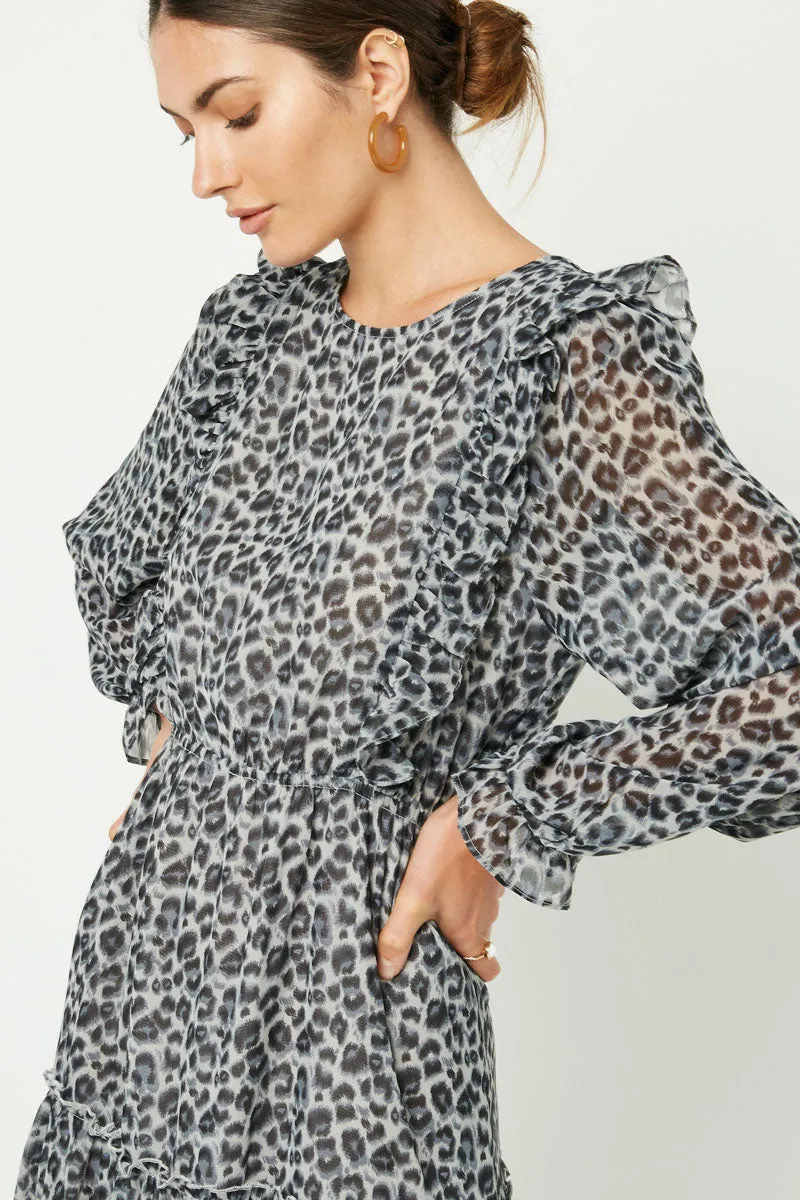 Womens Ruffled Front Maxi Dress sold by Hayden product image thumbnail 3