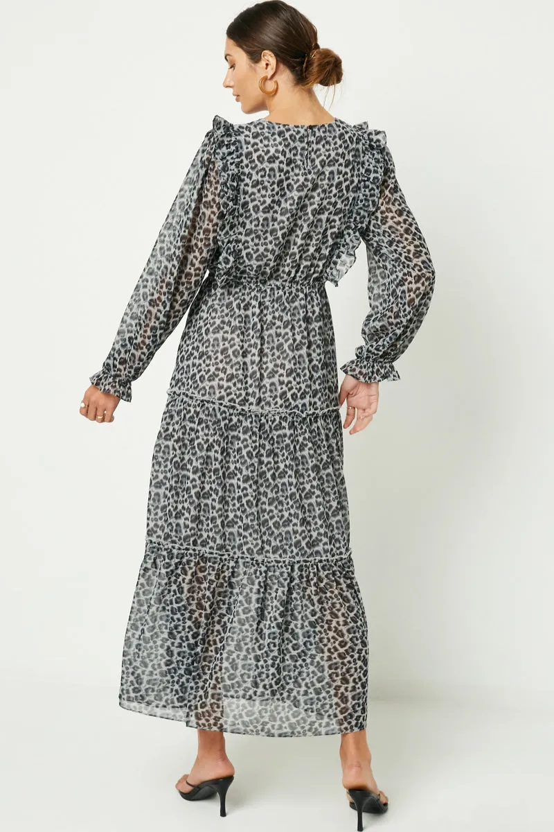 Womens Ruffled Front Maxi Dress sold by Hayden product image thumbnail 4