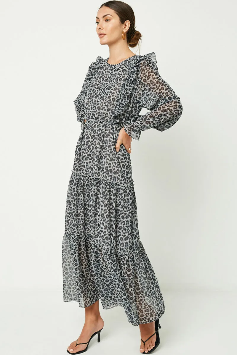 Womens Ruffled Front Maxi Dress sold by Hayden product image thumbnail 2