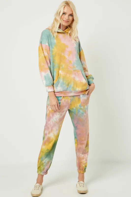 Womens Patch Pocket Tie Dye Joggers sold by Hayden