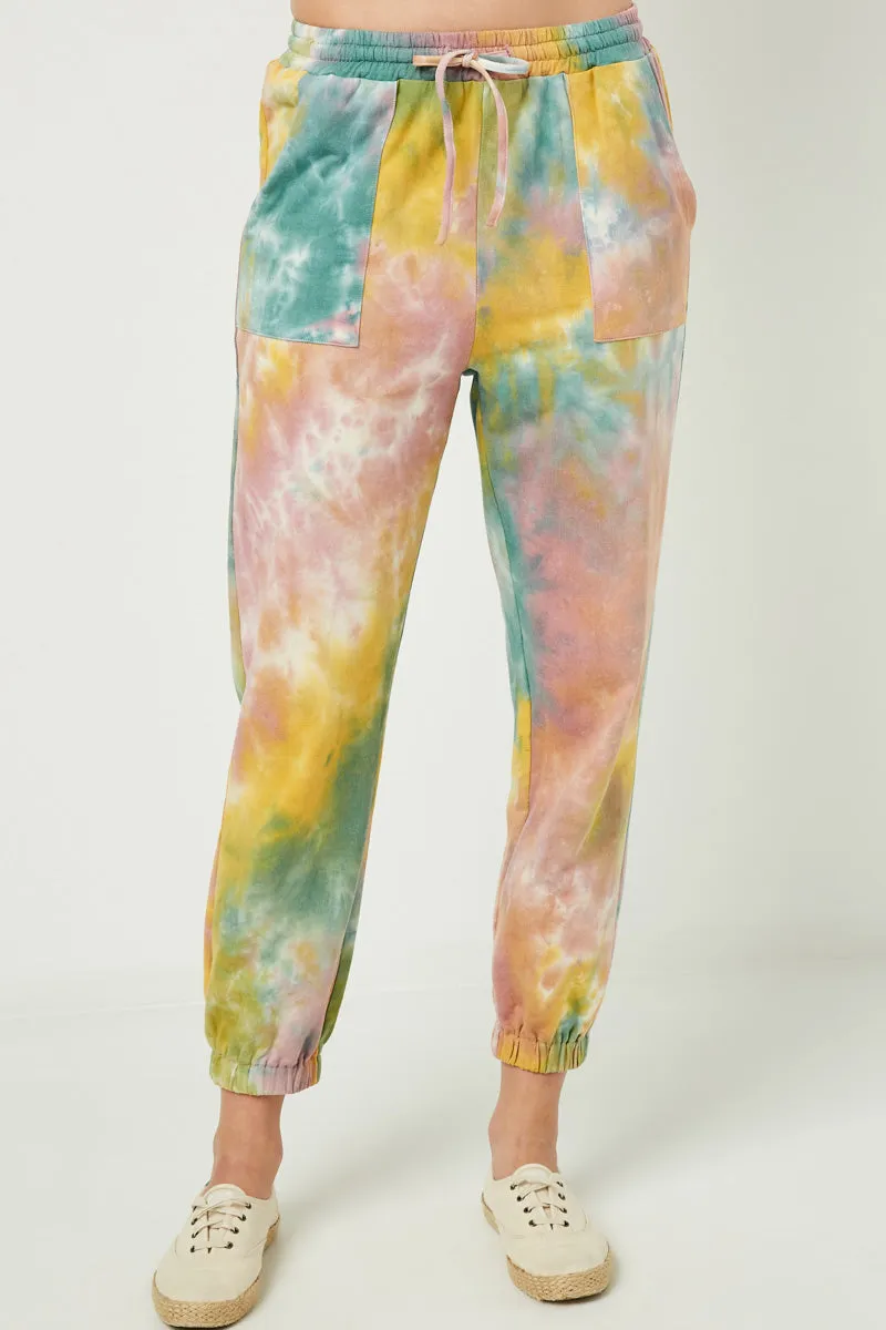 Womens Patch Pocket Tie Dye Joggers sold by Hayden product image thumbnail 2
