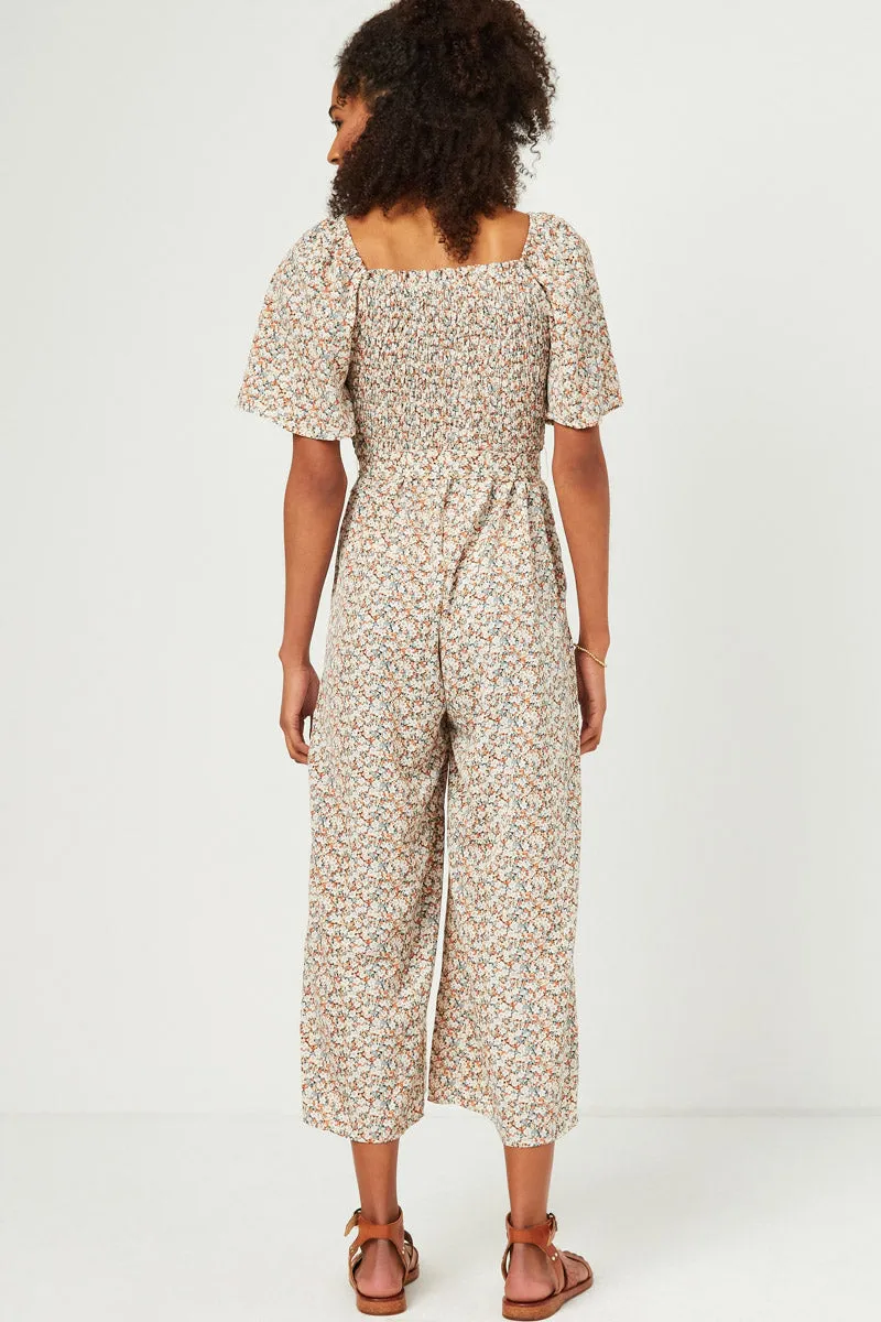 Womens Square Neck Belted Palazzo Jumpsuit sold by Hayden product image thumbnail 5