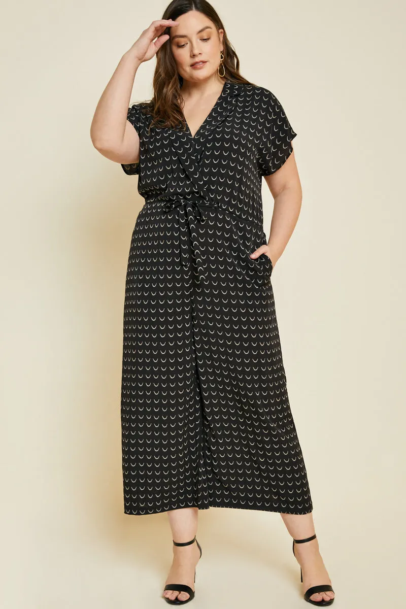 Womens Collared Wide Leg Jumpsuit sold by Hayden product image thumbnail 2