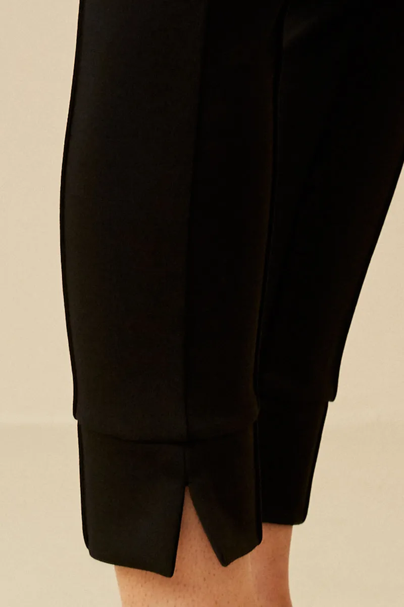 Womens Elastic Waist Slitted Knit Pants sold by Hayden product image thumbnail 4