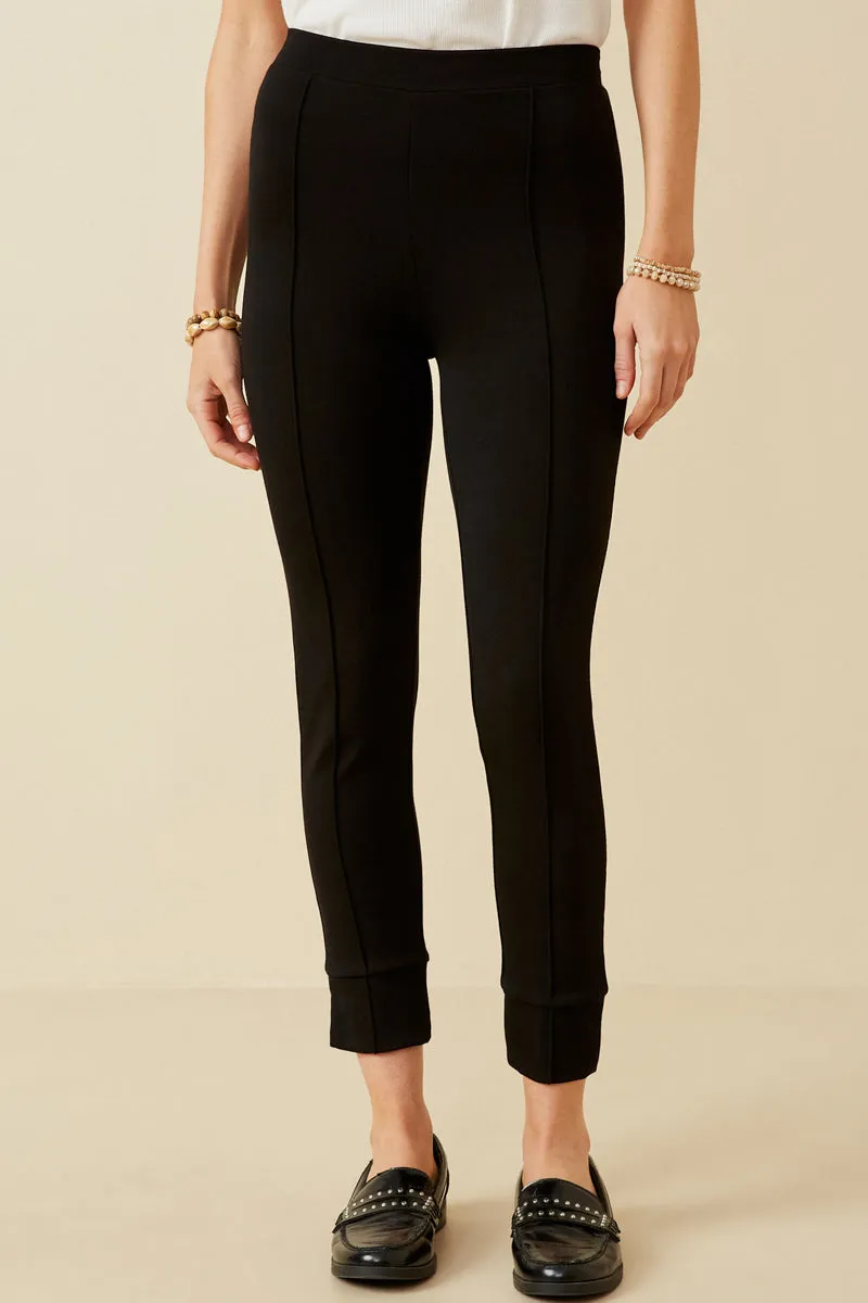 Womens Elastic Waist Slitted Knit Pants sold by Hayden