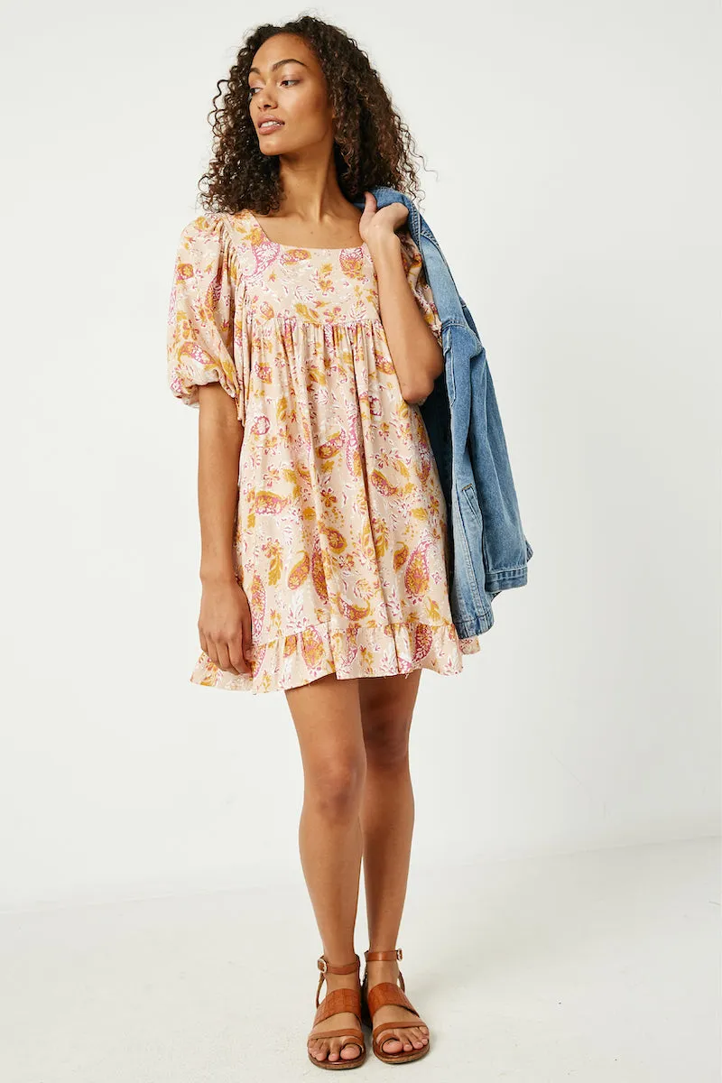 Womens Paisley Print Square Neck Tunic Dress sold by Hayden product image thumbnail 5