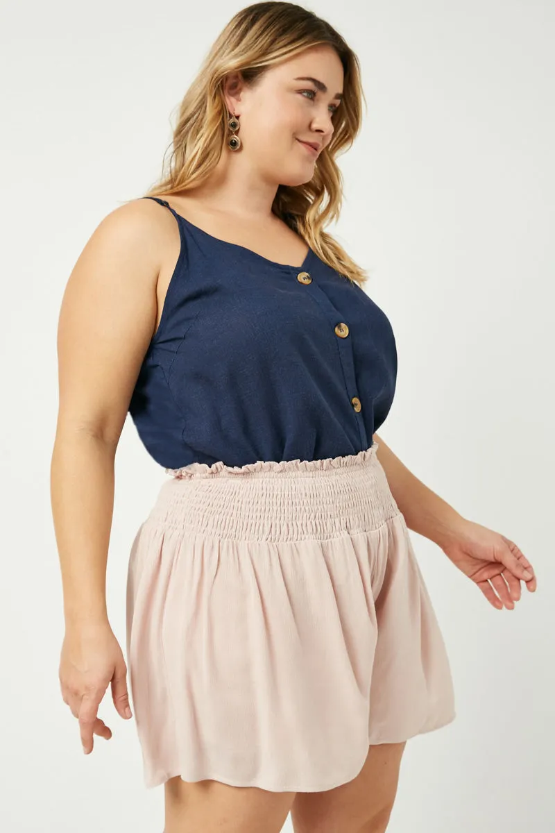 Womens Smocked Waist Soft Short sold by Hayden product image thumbnail 2