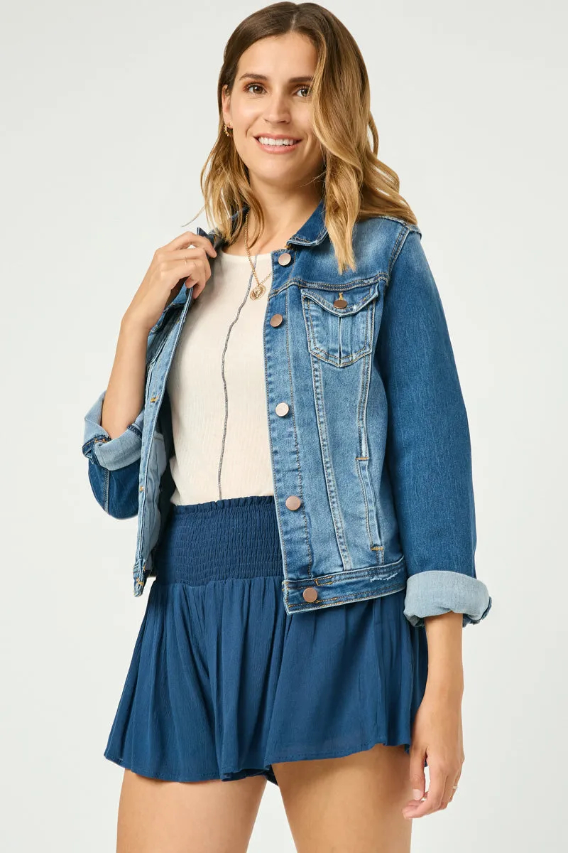 Womens Smocked Waist Soft Short sold by Hayden