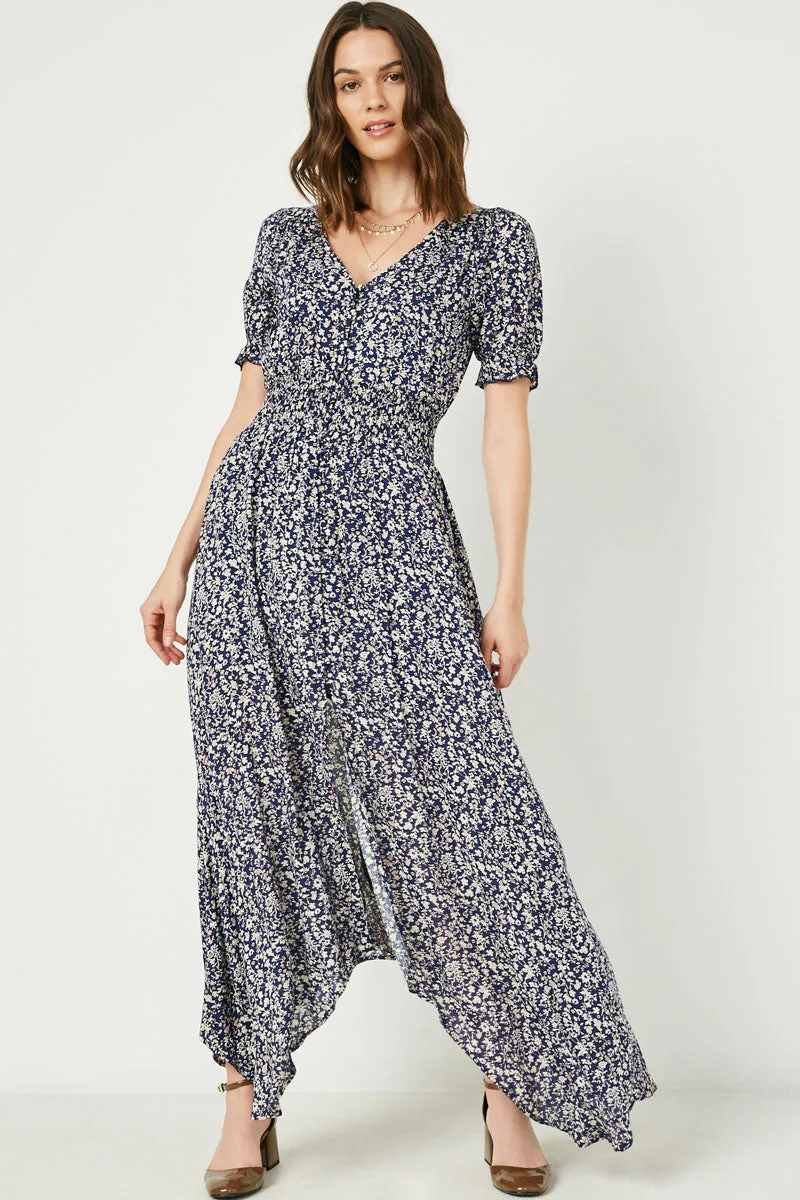 Womens Floral Ruched Waist Maxi Dress sold by Hayden product image thumbnail 3
